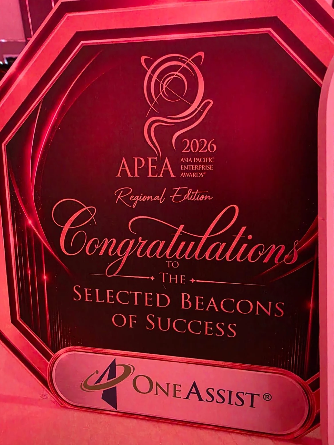 Fast enterprise award in APEA
